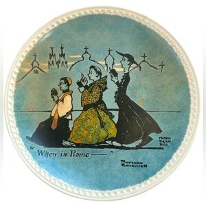 ROCKWELL | Authentic “When in Rome” Plate #3 of Rockwell on Tour Set